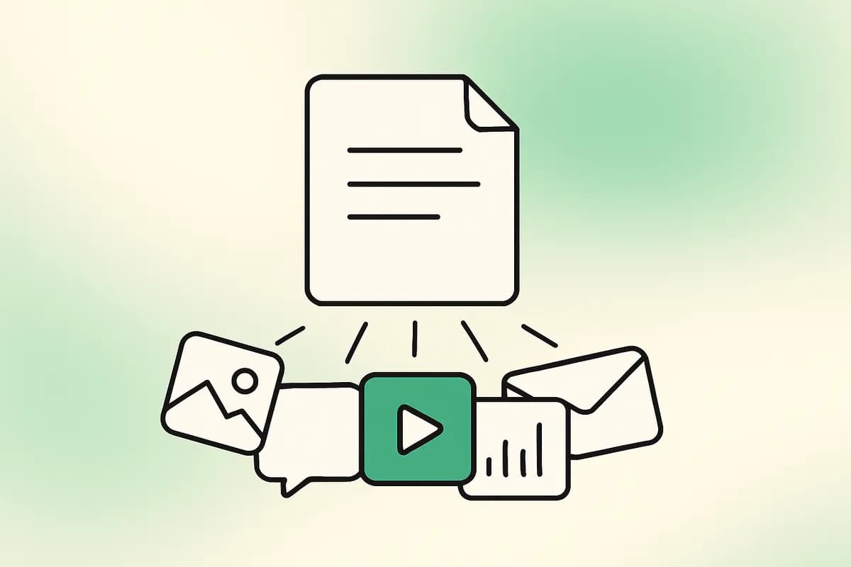 How to Repurpose One Piece of Content into a Week of Posts